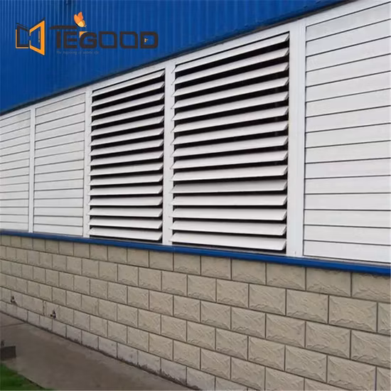 Наружный экструзионный солнцезащитный козырек с вертикальным аэродинамическим профилем, алюминиевый солнцезащитный козырек